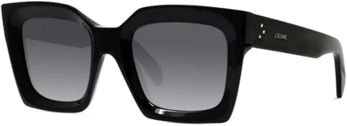 Celine Sunglasses Black Frame, Grey-Black Lenses, 51MM