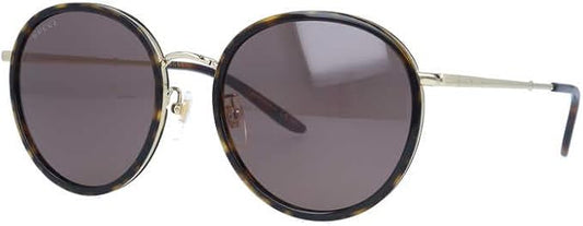 Gucci Men's Casual Rectangular Sunglasses, Ruthenium-Ruthenium-Smoke, 60