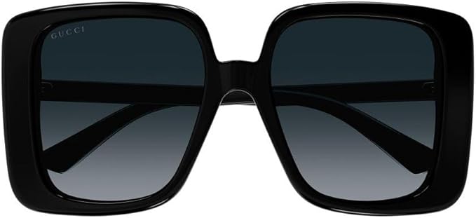 Gucci Sunglasses Square Full Rim, Black Frame and Grey Gradient Lens GG1314S001