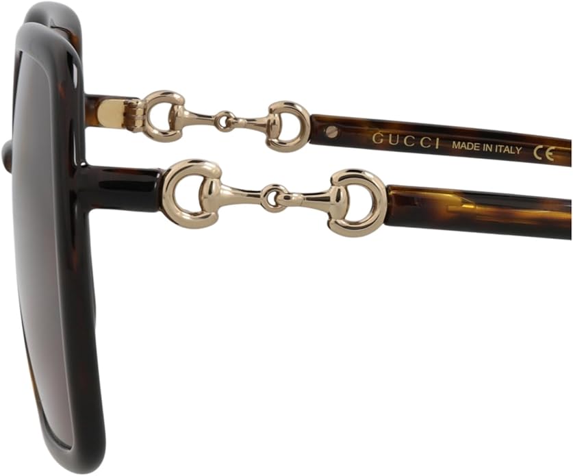 Gucci Square-Frame Injection Sunglasses