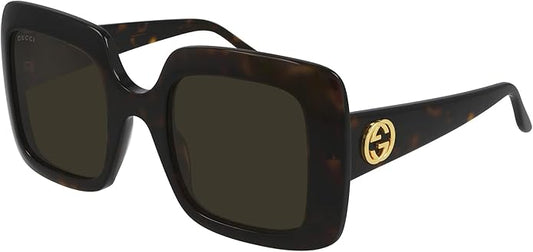 Gucci GG0896S-002 Havana Oversized Square Sunglasses for womens