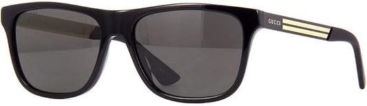Gucci GG0687S - 002 Sunglasses Black w/Grey Polarized lens 57mm