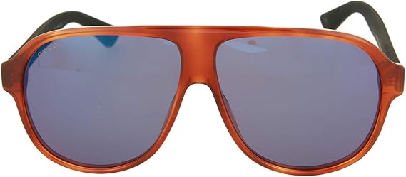 Gucci Men GG0009S 59 Tortoise/Blue Sunglasses 59mm