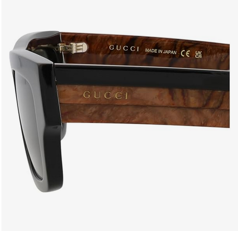 Gucci Square-Frame Recycled Acetate Sunglasses