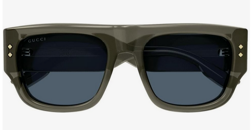 Gucci GG1262S 003 Sunglasses Men's Grey/Blue Square Shape 54mm