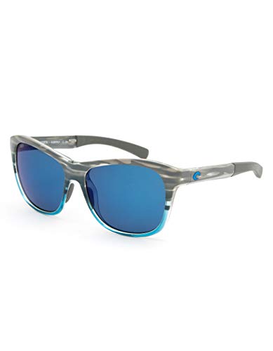 Costa Del Mar Ocearch Vela Sunglasses Shiny Coastal Fade/Blue Mirror 580Plastic