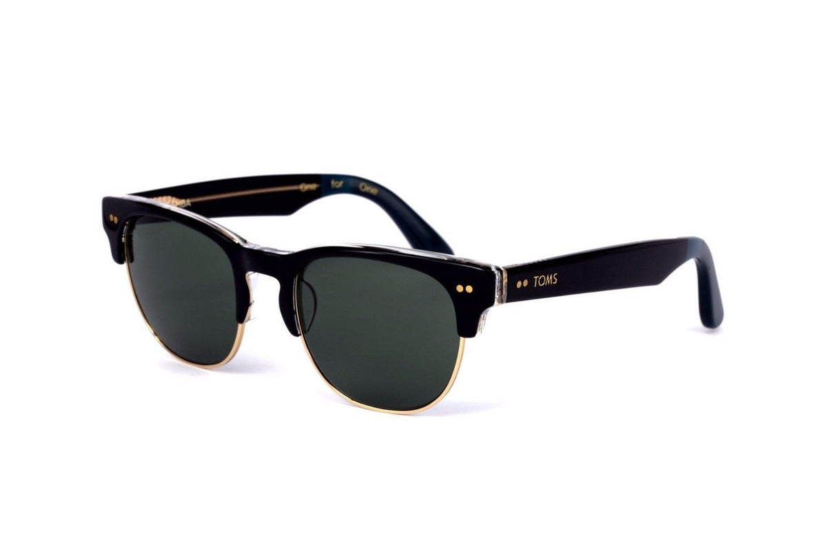 TOMS Lobamba Round Clubmaster Sunglasses Gold & Textured Neutral Frame Ray-Ban RX5154 Clubmaster Tortoise/Gold Eyeglasses  main image 3